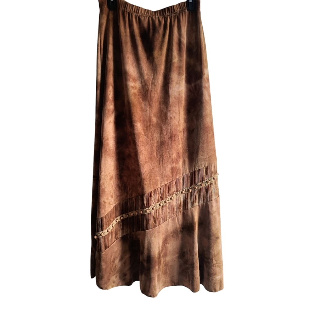 M🌻Bohemian Western Vintage Maxi Skirt